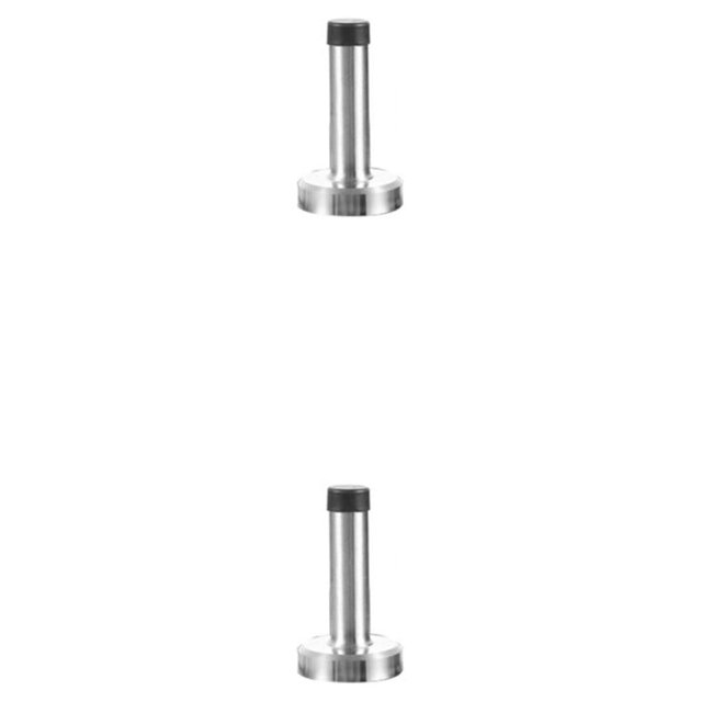 Tope de puerta Monstrate autoadhesivo de acero inoxidable 7.5cm 2Conjunto