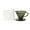 Oily green, variant on Reusable Plastic Coffee Filter Cup Dripper Cone for Home Kitchens Slow Brewed Coffee Maker with Comfortable Grip
