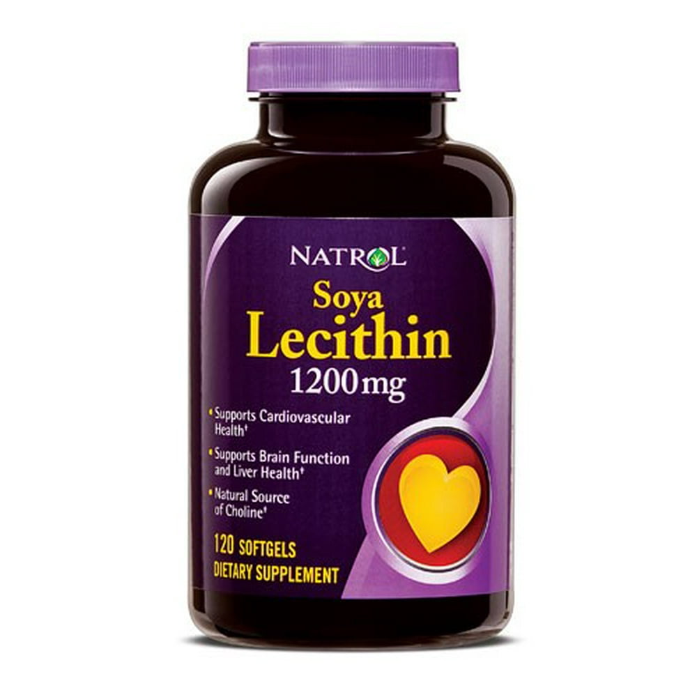 Natrol Soya Lecithin Dietary Supplement, 1200 mg, 120 Count Walmart