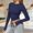 #193-Blue, variant on Wowcloth Women's Long Sleeve Yoga Top, Slimming and Stretchy, Quick-Dry Fitted for Indoor Training and Fitness