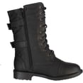 thumbnail image 4 of TOP Moda Womenâ€™S Pack-72 Military Lace Up Combat Boot,Black,10, 4 of 4