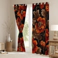 thumbnail image 3 of Homewish Teenagers Adults Retro Chic Floral Curtains Pack of 2 (42x84 Each),Vintage Aesthetic Curtains Blackout,Exotic Style Bedroom Curtains,Breathable Home Decor, 3 of 6