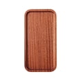 thumbnail image 4 of Bandeja de servir de madera, plato para aperitivos, plato para frutas, bandeja para mesa de té y café, natural 13cmx25cmx15cm, 4 of 9