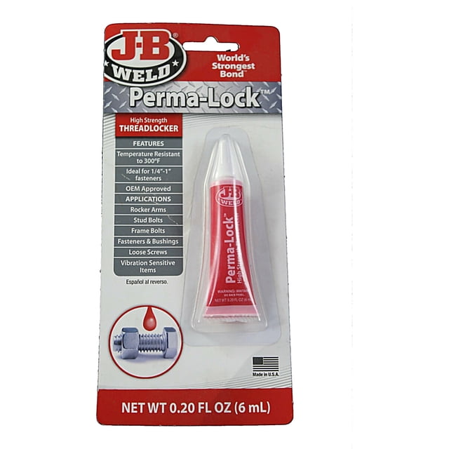 J-B Weld Fijador De Roscas 6ml Alta Resistencia Perma-Lock J-B Weld .