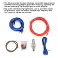thumbnail image 2 of Car 10GA Power Amplifier Subwoofer Audio Speakers Replacement Zinc Alloy Wire Set Kit, 2 of 3