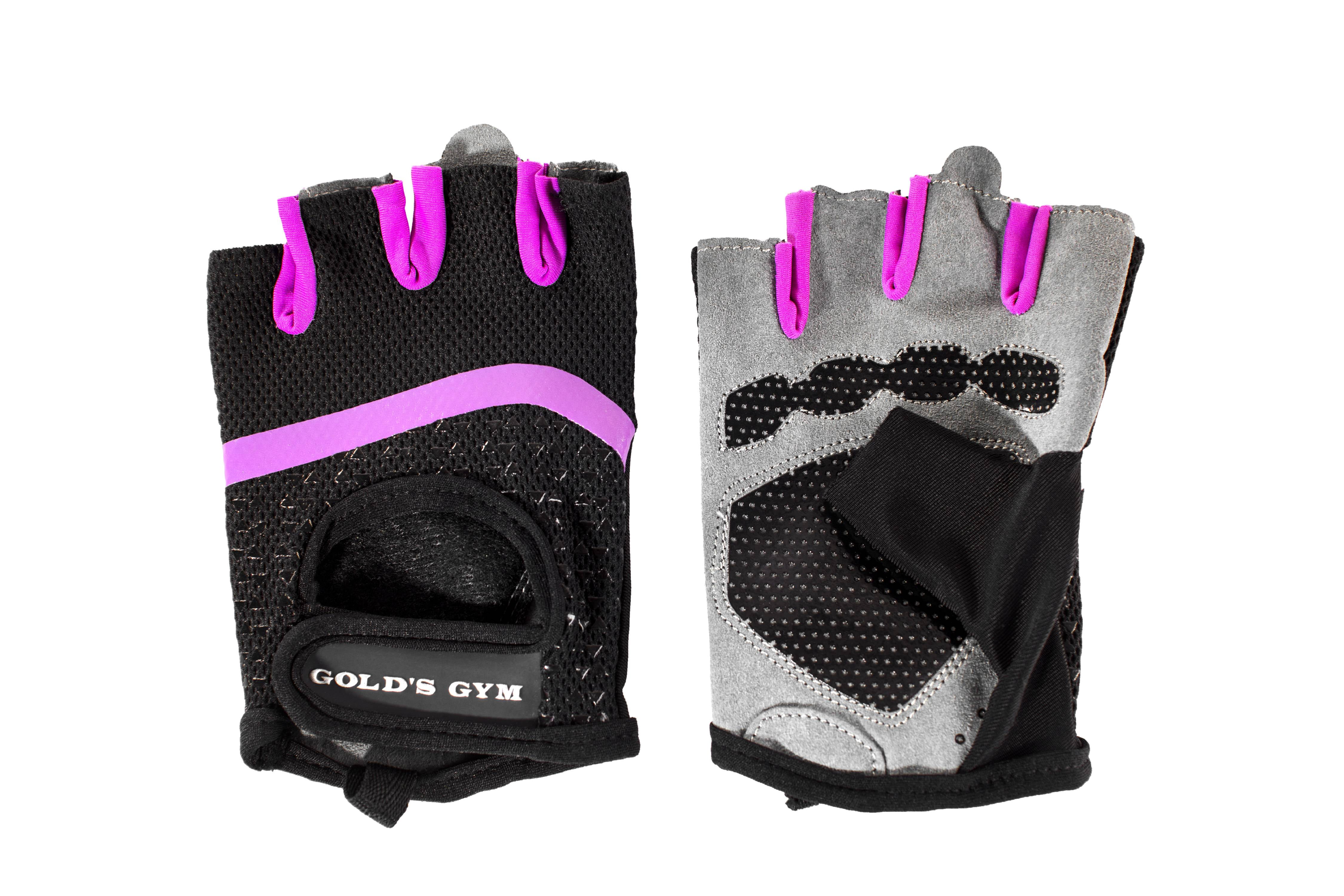 Gold's Gym Women's Tacky Half-finger Weight Lifting Gloves M/L 