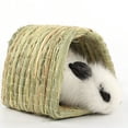 thumbnail image 5 of Tiberpe Hamster Toys Bunny Grass House Toys Bunny Pet Grass House Toys/Rabbit Toys/Rabbit Bedding Rabbit Hut Small Grass Hideout Hand, 5 of 6