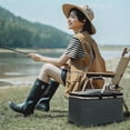 thumbnail image 3 of Bolsa de almuerzo aislada de 28L, cesta de Picnic plegable portátil impermeable, bolsas de comestibles a prueba de fugas, refrigerador de cesta de Picnic, 3 of 5