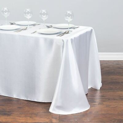 

AYZM Fabric Tablecloth Hotel Banquet Wedding Party Decor Solid Table Cover