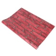 thumbnail image 3 of Peel and Stick Wallpaper Stone Brick Stick on Wallpaper 17.7 X 196.8 inches Cleanable Self-Adhesive Removable Home Decorate Wall Paper, Red, 3 of 7
