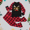 thumbnail image 2 of Ensemble de Pyjama de Noël Assorti pour Enfants Confortable et Décontracté Col Rond Manches Longues Pantalon Long Vêtements de Famille Pyjamas, 2 of 4