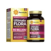 Ultimate Flora Women's Probiotic Capsules | 90 Billion CFU | 60 Count | by Renew Life