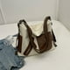 thumbnail image 1 of Bolso bandolera informal de gran capacidad para desplazamientos diarios, bolso de hombro abreviado, bolso multiusos práctico, bolso de tela para ocio., 1 of 6