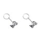 thumbnail image 2 of Jumpingount LLavero de motocicleta diseño Simple Metal motocicleta colgante llavero anillo vacaciones cumpleaños regalo plata 2piezas Jumpingount CBP014227, 2 of 6