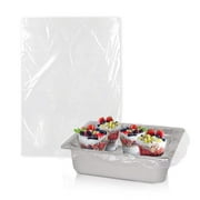 250 Pack Steam Table Pan Liners 24" x 17" for 1/2 Pan /w Twist Tie