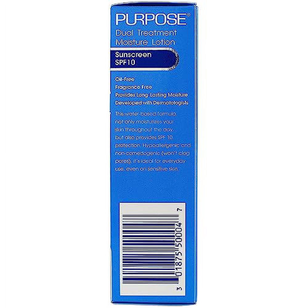 Purpose Dual Treatment Moisture Lotion with SPF 10, 4 Ounces each (Pack of 5)