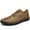 Khaki, variant on Men's Breathable Casual Sneakers On Comfortable Walking Shoes For Daily Wear With Sole 7 Black