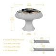 thumbnail image 5 of Bat Fluorescent Drawer Pulls with Screws: Round 4-Pack Glow-in-the-Dark Knobs – Suitable for Cabinets, Wardrobes, Dressers, 5 of 6