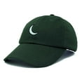 thumbnail image 5 of Dalix Moon Embroidered Crescent Astronomy Night Cotton Dad Hat Baseball Cap Adjustable Womens in Dark Green, 5 of 5