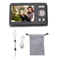 thumbnail image 2 of Cámara Digital 4K de 64 MP Confocque Autico, Zoom Digital de 16x, Pantalla de 2,7 Pulgadas, Grabación de Vídeo de 1080p, Cámara de Vije Compacta Con Batería de 750 Mah, 2 of 7
