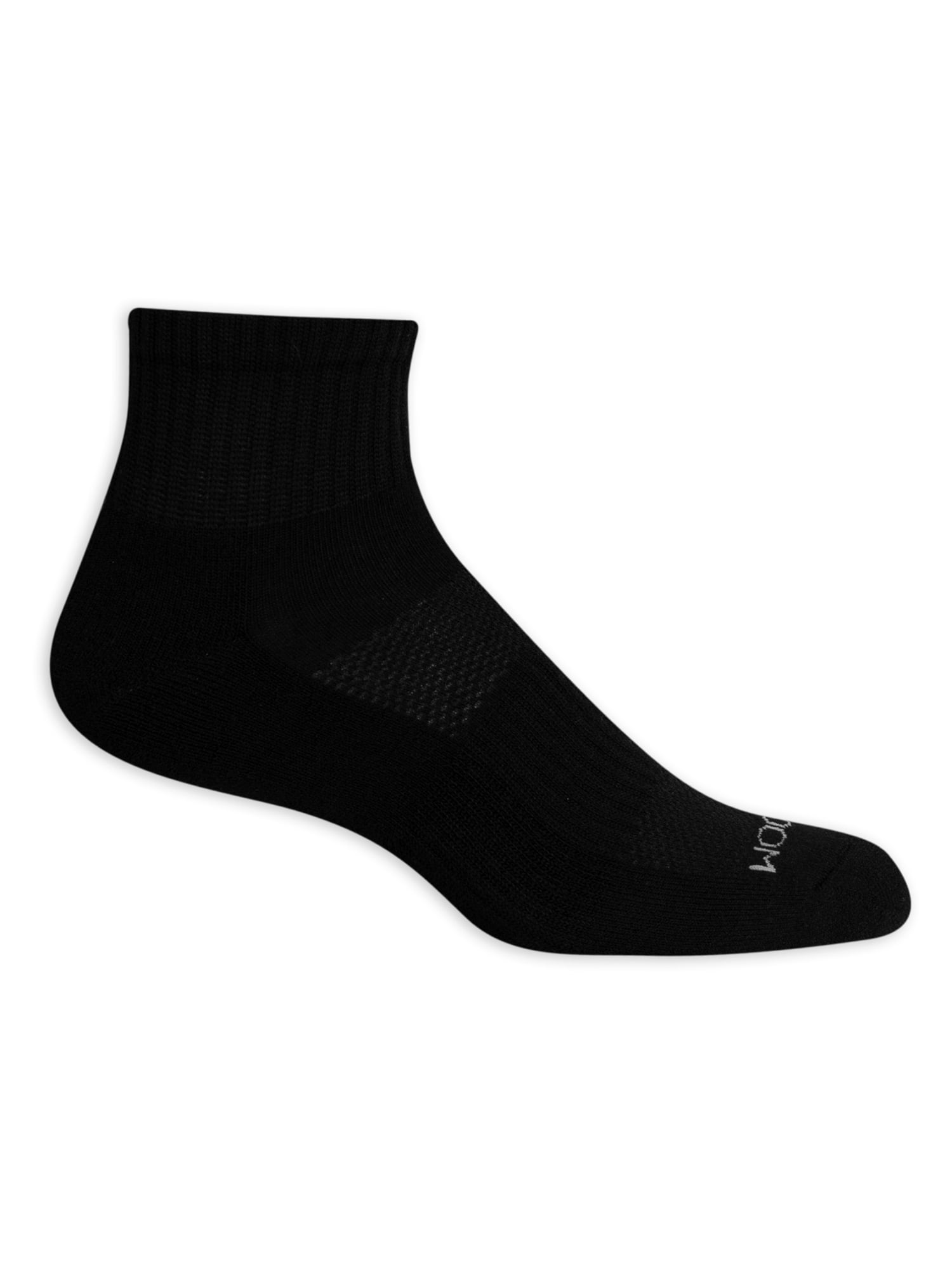 Fruit of the Loom Men's Breathable Cushioned Ankle Socks 16 Pack