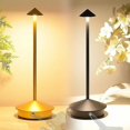thumbnail image 3 of Aluminum Dimmable LED Table Lamp, IP54 Protection, Indoor/Outdoor Use, Plug Charging Base, H29cm, EU Plug, 3 of 5