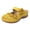 Yellow, variant on Women Orthopedic Sandals Sale Clearance Summer Close Toe Slippers Flat Leather Sliders Low Wedge Mules Breathable Casual Floral Roman Shoes US Size 3.5-8