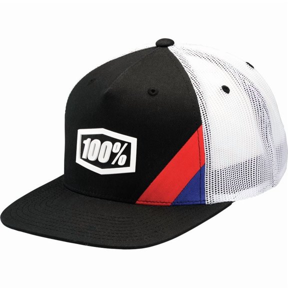100% Youth Cornerstone Trucker Hat - Black 20047-00004