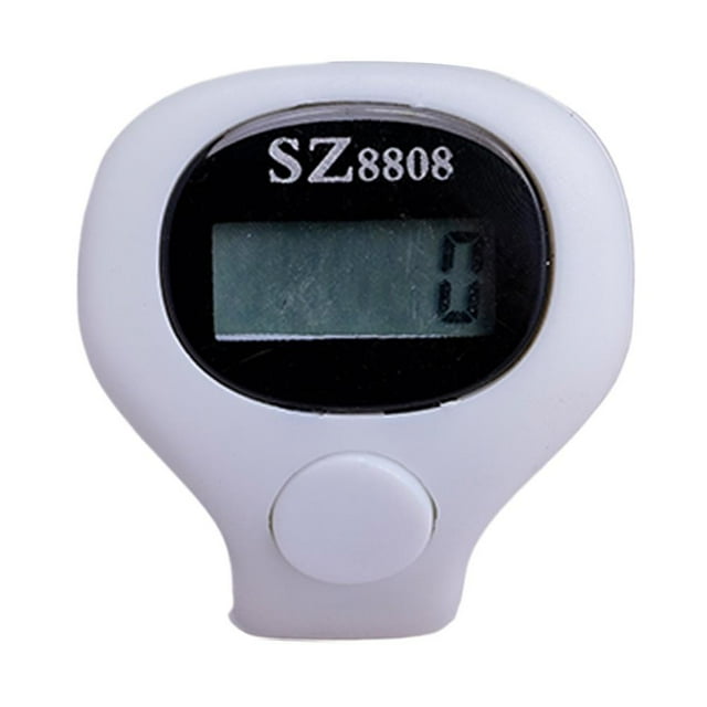 LED Finger Counter, Ring Counter, Easy-to-use Digital Ring Counter with Hand Press, Electronic