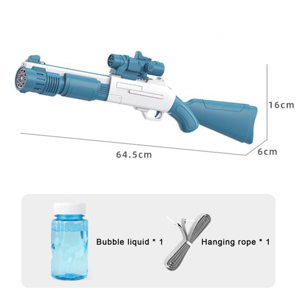 GreatPro Rifle Bubble Gun, Bubble Machine Bubble Shooter for Kids with  Bubbles 5000+ Per Minute with Bubble Solution*2 for Outdoors