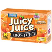 Nestle Juicy Juice Orange Tangerine 100% Juice, 6.75 Fl. Oz., 8 Count