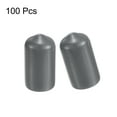 thumbnail image 2 of Uxcell Screw Thread Protectors Rubber End Cap Cover 5.5mm Dark Grey, 2 of 5