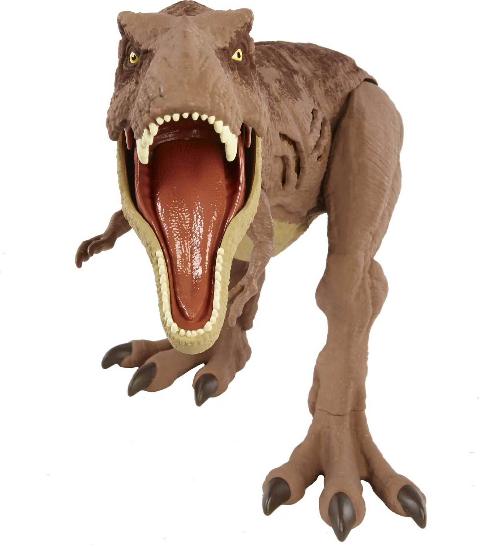 Jurassic World Extreme Damage Tyrannosaurus Rex Action Figure, Transforming Dinosaur Toy with Motion - image 4 of 6