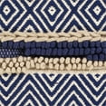 thumbnail image 2 of Surya Avalon AAN-001 20 x 20" Square Cotton Pillow Cover in Beige/Tan/Navy, 2 of 3