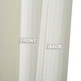thumbnail image 4 of GlowSol 72" x 72" Shower Curtain and Liner Waterproof Farmhouse Decorative Solid Fabric Shower Curtain for Bathroom, Cream, 1 Set, 4 of 5