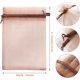 thumbnail image 3 of 100 bolsas de organza, color café claro, bolsa de organza con cordón de satén, bolsa de regalo para bodas, fiestas, joyas, relojes, 3 of 4