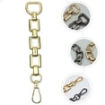 thumbnail image 4 of FRCOLOR Bag Chain 6pcs Metal Cross-Body Purse Strap Extender Handbag Shoulder Strap Extender,0.79"X7.09"X0.2", 4 of 4