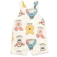 thumbnail image 6 of Disney Winnie the Pooh Baby Boys' 3-Piece Shortall, Graphic Tee, and Bucket Hat Set Rust and Tusk Winnie the Pooh and Friends, 6 of 12