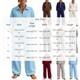 thumbnail image 5 of Smupbvky Womens Half Zip Sweatsuits Collared Long Sleeve Pullover and Wide Leg Pants Casual Fall 2 Piece Workout Set (S, Khaki), 5 of 7