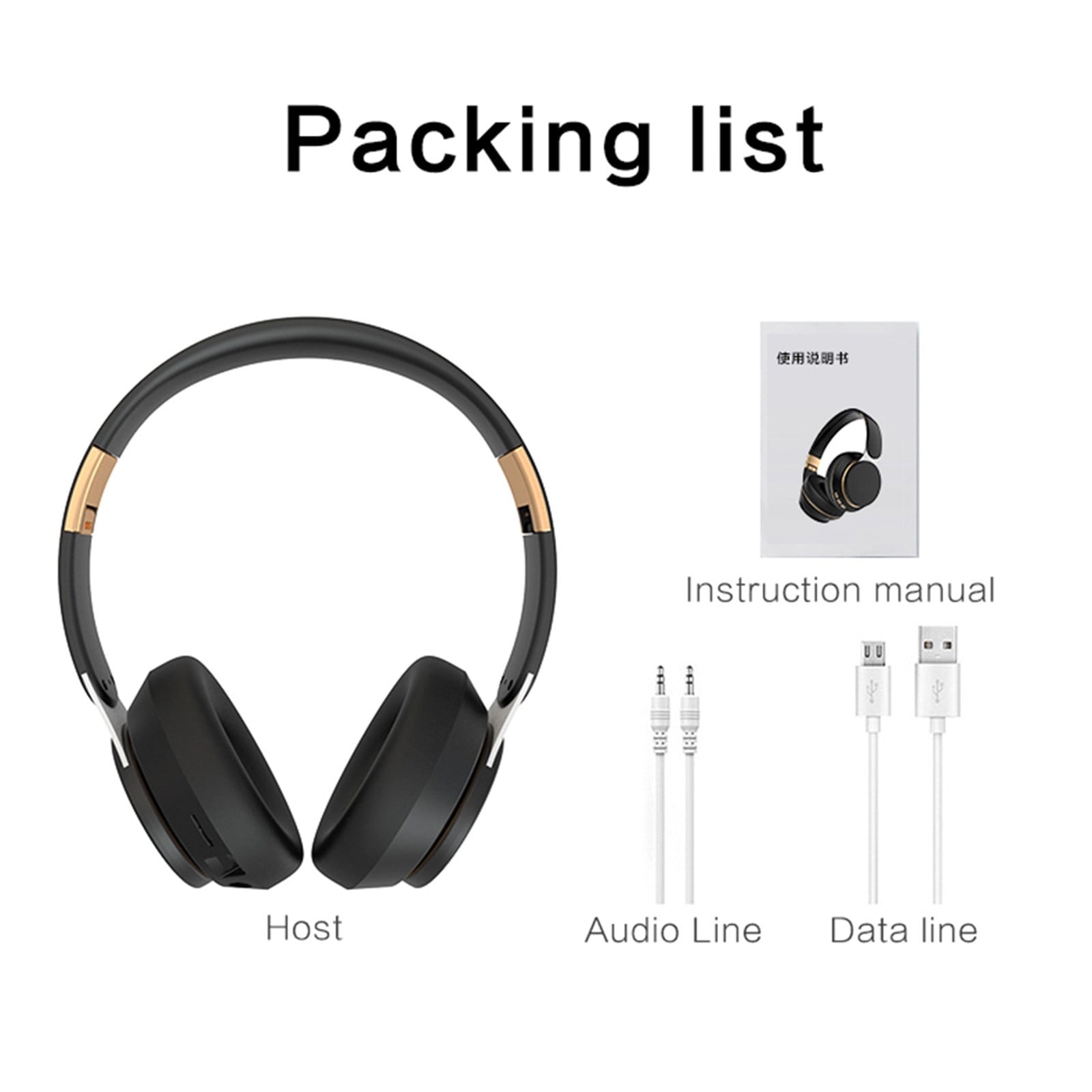 Noise Cancelling Headphones: Wireless Over Ear Bluetooth Headphones with 130H Playtime - Hi-Res Sound Custom EQ via App Deep Bass Comfort Fit Ear Cups for Travel Home Office,Black