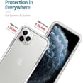 thumbnail image 2 of NEOYFC for  iPhone 11 Pro Max Case with Tempered Glass Screen Protector, Soft 360 Full Body Shockproof Hybrid Bumper Crystal Clear Case Cover for iPhone 11 Pro Max 6.5" (Clear), 2 of 7