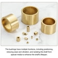 thumbnail image 5 of Sleeve Bearings, 40mm Bore x 50mm OD x 45mm Length, Self-Lubricating Sintered Bronze Bushings, 5 of 5
