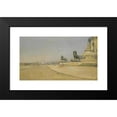 thumbnail image 2 of Joan Roig i Soler 14x10 Black Modern Framed Museum Art Print Titled - Columbus Square, Barcelona, 2 of 5