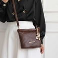 thumbnail image 3 of MKF Collection Loriana Women's Quilted Tote Chic Vegan Leather Bag with Spacious Design by Mia K - Cognac, 3 of 8