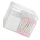 thumbnail image 5 of CAJA DE HISOPO DE ALGODÓN TRANSPARENTE, FÁCLE Espacio de Limpieza que Guardaba Almohadillas de Algodón contenedor de contenedores Multi -Cuadrículas Transparentes Acrílico, 5 of 7