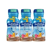 PediaSure Grow & Gain with Immune Support, 7g Protein, Chocolate, 8-fl-oz Bottle, Pack of 6