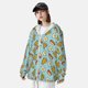 thumbnail image 3 of Balery Hot Dog Pizza Sudadera ligera de manga larga con capucha y protección solar UPF 50+ para hombre y mujer, ideal para pesca y running-XX-Large, 3 of 7