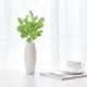 thumbnail image 4 of Injueey Plantas artificiales, arbusto de hojas falsas, hogar, oficina, jardín, decoración interior y exterior Plantas Artificiales 6 tenedor Blanco, 4 of 6