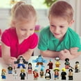 thumbnail image 2 of Set de 17 Figuras de Bloques de Construcción, Personajes Animados en Miniatura, Juguetes de ABS para Niños y Coleccionistas, 2 of 5
