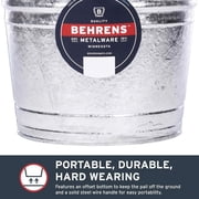 Behrens Metal Pail Galvanized 10 Qt